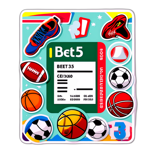 Bet365 klistermärke med lyckad spelslip