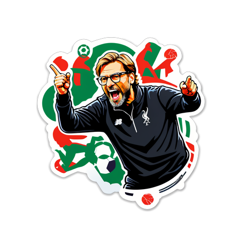 Die leidenschaftlichsten Momente von Klopp: Ein Sticker, der jeden Fußballfan begeistert!