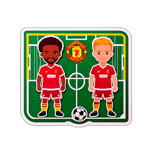 Sticker ya Uwanja wa Mpira wa Miguu