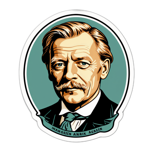 Sticker til ære for Hans Henrik Algreen-Ussing