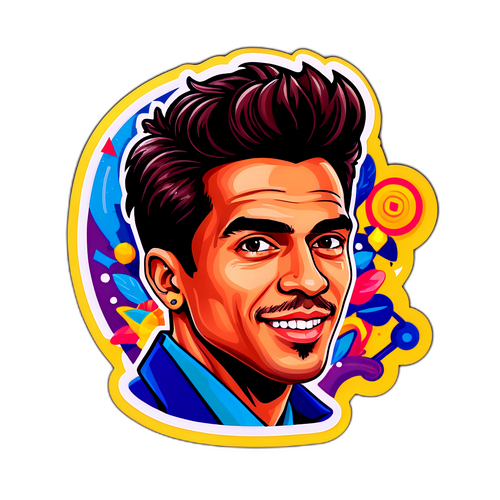 Colorful Portrait of Joao Fonseca