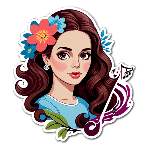 Unveiling Lana Del Rey: The Floral Fantasy That Captures Her Artistry!