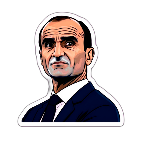 Sticker van Roberto Martinez die zijn team motiveert