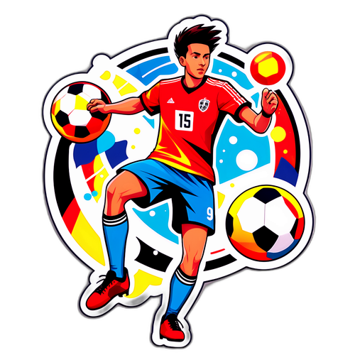 Sacha Boey futbol topları jonglörlüğü