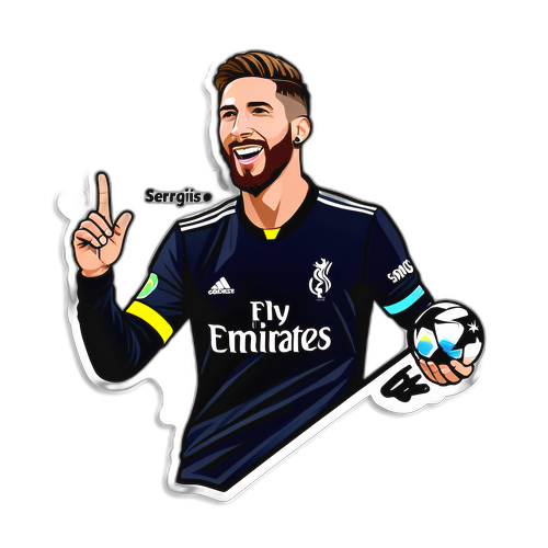 Sergio Ramos'un Futbol Kariyerini Kutlayan Şık Sticker