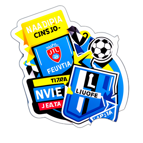 Những nhãn dán thể hiện sự hào hứng trước trận Napoli vs Juventus