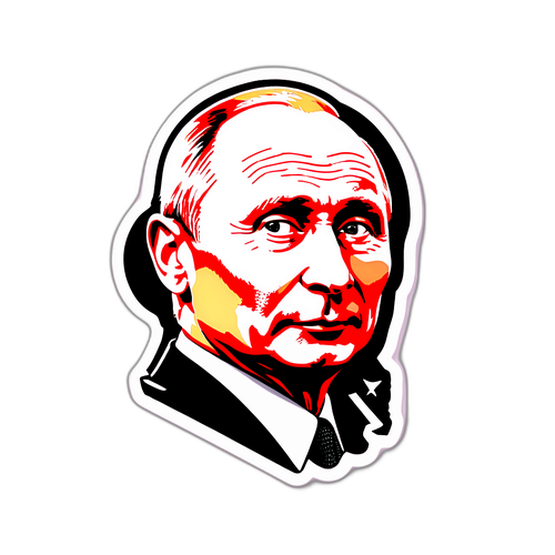 Минималистичный портрет Путина