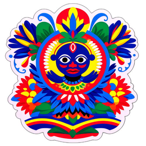 Adesivo Culturale di Arte Haitiana