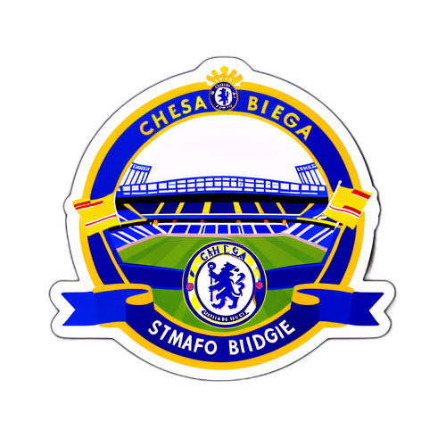 Stadionul Stamford Bridge cu fani entuziaști