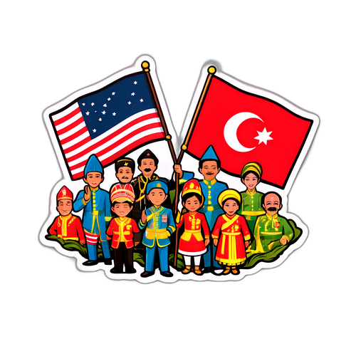 Sticker Hari Pahlawan Patriotik