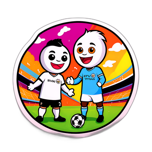 Чарівна наклейка зі Swansea City та Manchester City