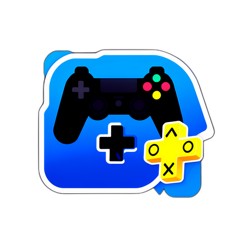 Autocollant sur les jeux PS Plus