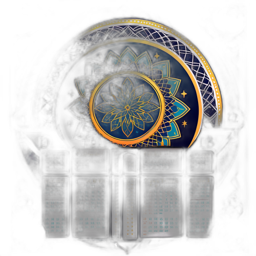 Halaman Kalender Indah Menyoroti Waktu Doa Hari Ini