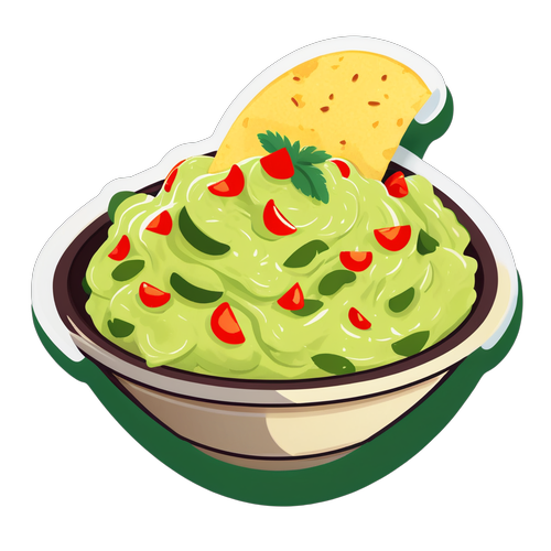 Herkullinen guacamole ja nachot