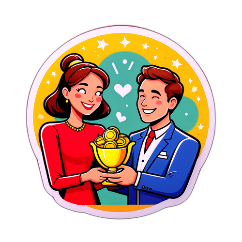 赢得奖品的快乐