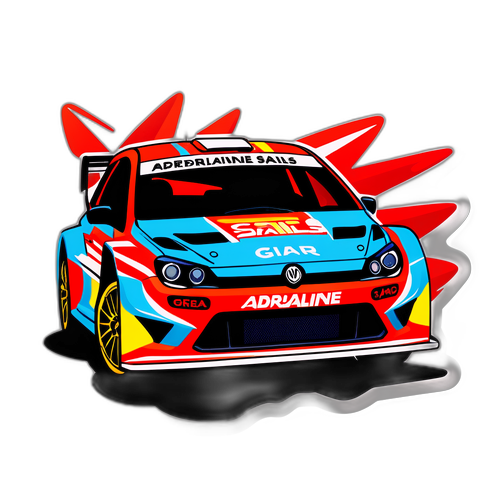 Palkitseva ralliauto - Adrenaline sails on Top Gear