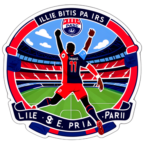 תיאור אמנותי של משחק ליל נגד PSG