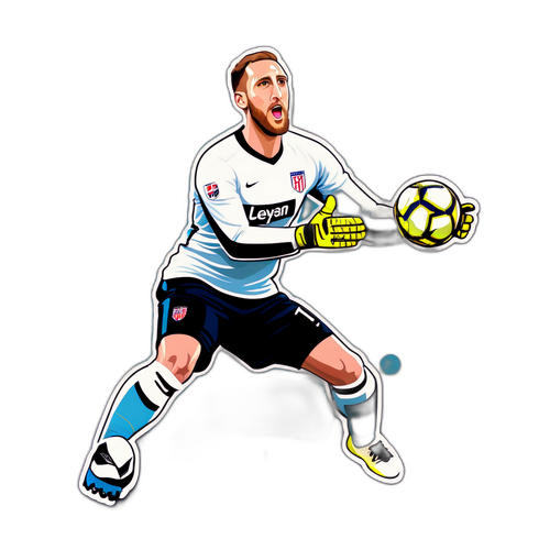 Sticker Jan Oblak Menyelamatkan Bola