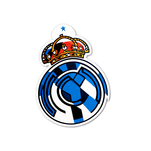 Unik Real Madrid Klistermærke! Energisk Design, Du Ikke Må Gå Glip Af!