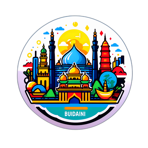 Rekaan Sticker Budi Madani
