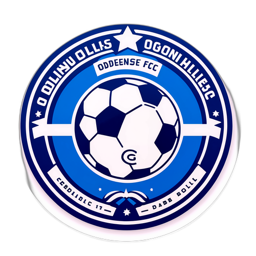 Sevimli Futbol Temalı Çıkartma