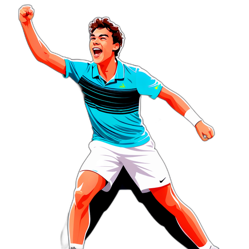 Taylor Fritz in Festa