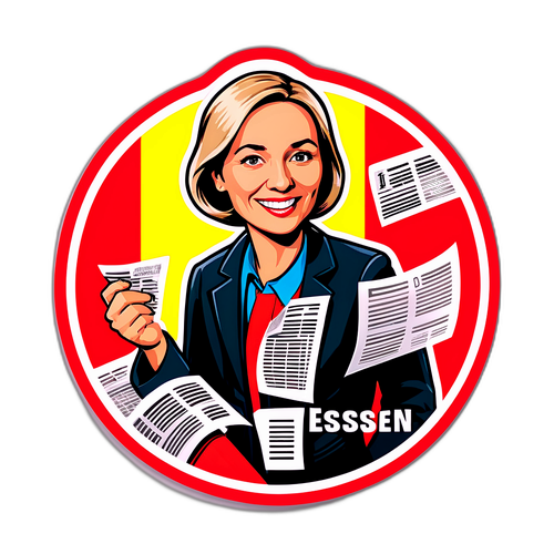 Moderne klistermærke for Expressen