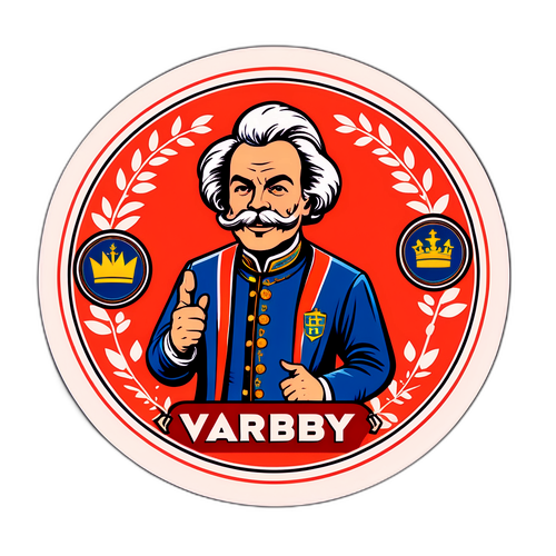 Vårby Retro Klistermärke