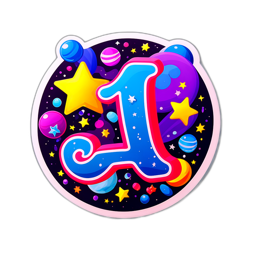 Miếng dán vui nhộn với chữ cái 'TT'