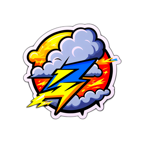 Death by Lightning Sticker