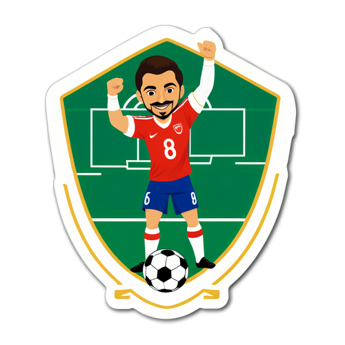 Serdal Adalı Futbol Temalı Sticker