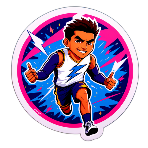 Stiker Dinamik Carlos Alcaraz