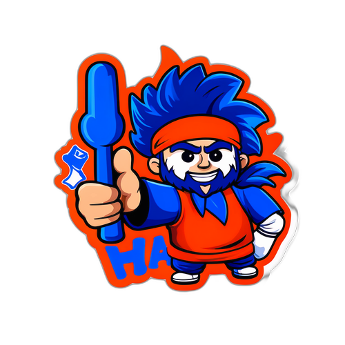 Energetic Giants Fan Sticker