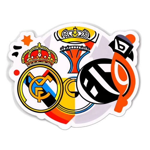 皇家馬德里對瓦倫西亞比賽貼紙