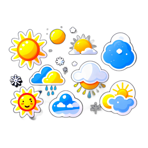 สติ๊กเกอร์สภาพอากาศ