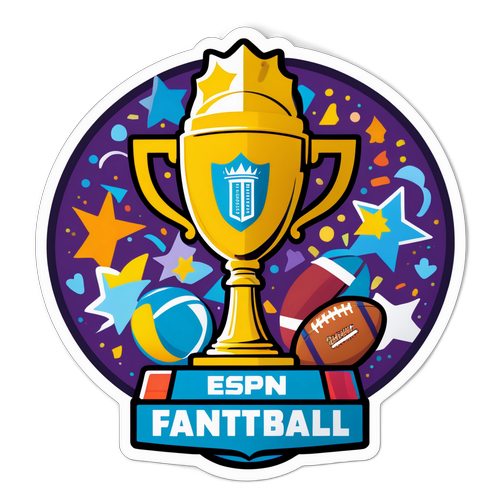 ESPN Fantasy Football Trophy Sticker