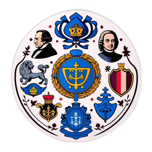 Stylisierte Darstellung der Rothschild-Familie