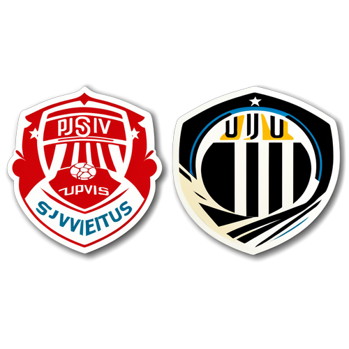 Thiết kế sticker cho PSV và Juventus, thể hiện tinh thần thể thao cao cả