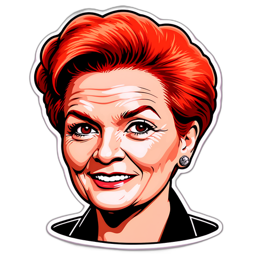 Sticker na May Tema ng Politika: Pauline Hanson