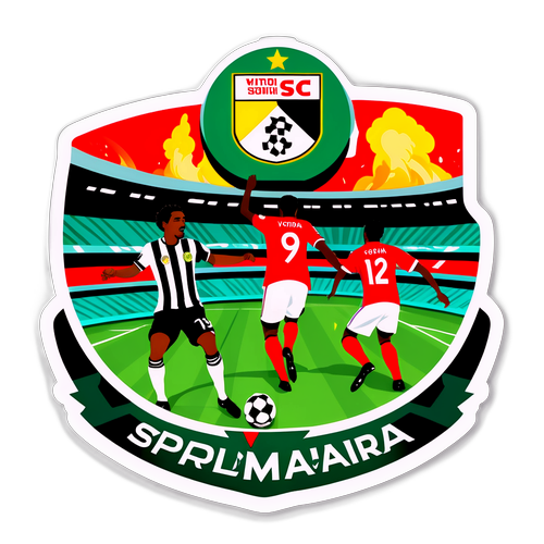 Sticker Bola Sepak Dinamik
