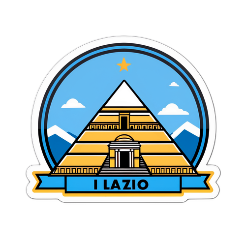 สติกเกอร์พีระมิดสวยงามของลาซิโอ