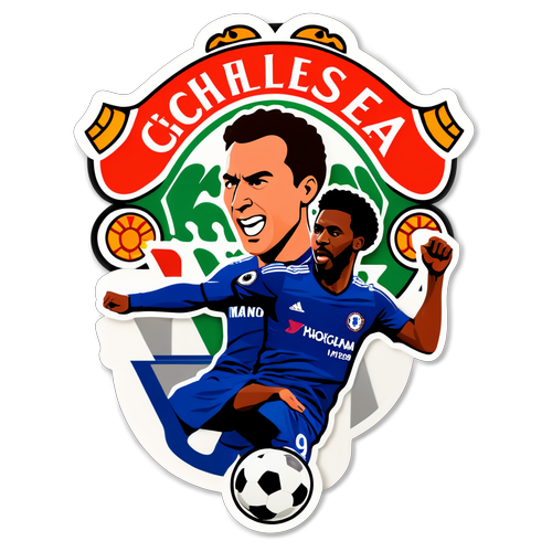 Perlawanan Epik: Sticker Stylish Manchester United dan Chelsea Menyatukan Semangat Rivaliti!