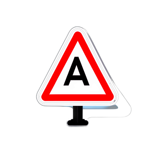 Sticker de alertă de siguranță