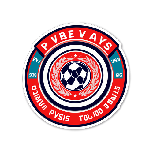 Voor PSV-fans: Ontdek het Adembenemende Logo op een Dynamisch Voetbalveld!