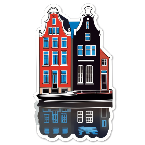 Ontdek de Magie van Amsterdam: De Pracht van Nederland in Één Adembenemende Sticker!