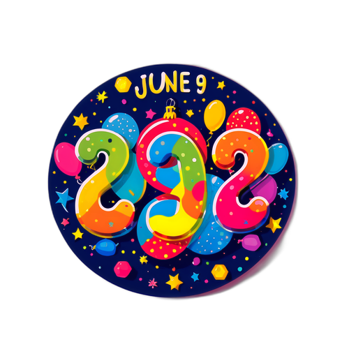 Un sticker festiv pentru 29 iunie