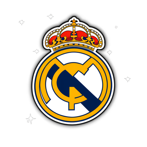 Die Glanzstücke von Real Madrid: Ein Sticker, der den Ruhm des Königlichen Vereins einfängt!