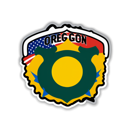 Oregon's Pride Softball Sticker