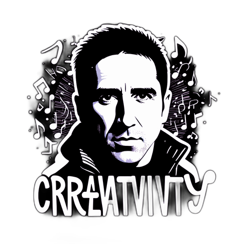 Aufkleber mit Trent Reznor