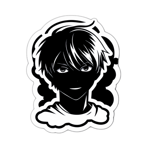 優斗奈須を応援するシルエットステッカー